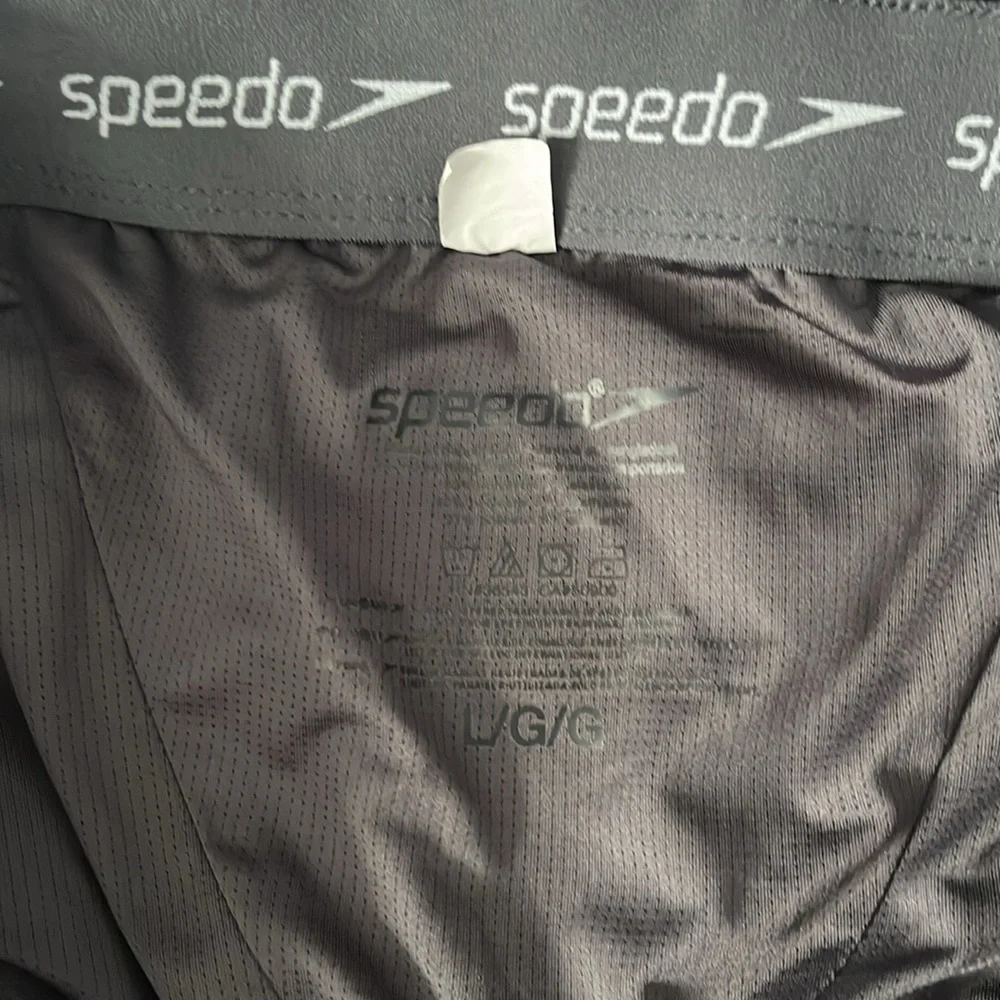 Speedo Black Swim Shorts‎ Size Large